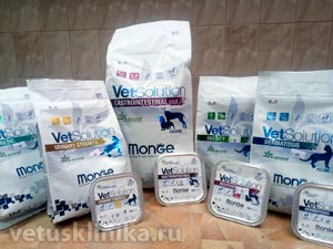 новый корм Monge VetSolution